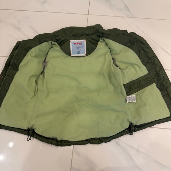 Fiorucci Safety Jeans Women’s Green Puffer Vest - Picture 3 of 6